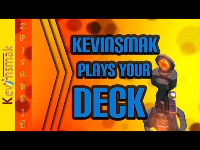 KEVINSMAK PLAYS YOUR DECK WHILE THE INFERNO TOWER MELTS HIS SKILLS! CLASH ROYALE CR