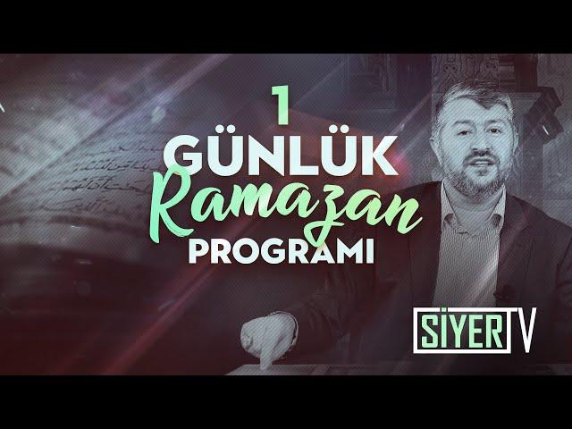 1 Günlük Ramazan Programı | Muhammed Emin Yıldırım