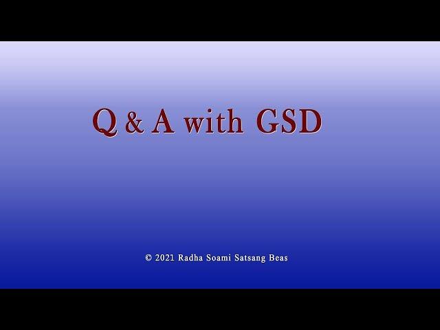 Q & A with GSD 038 Eng/Hin/Punj