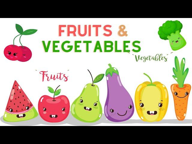 Kids vocabulary -Fruits & Vegetables - Learn English for kids - Kids Educational Video