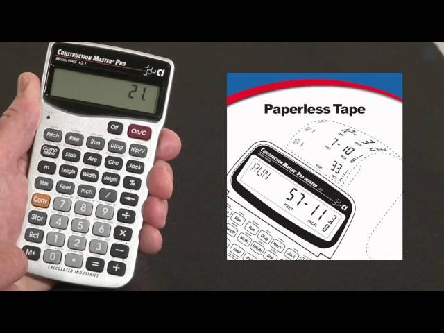Construction Master Pro DT Paperless Tape How To