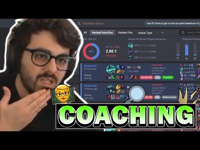 I COACHED THIS DIAMOND 4 HECARIM MAIN