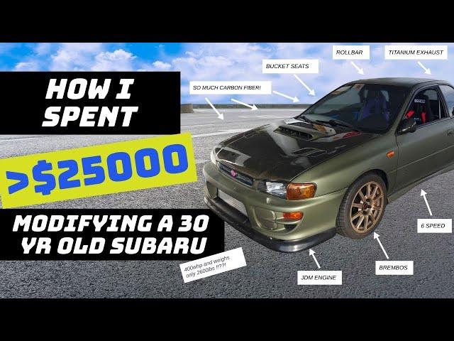 How I spent more than 25k modifying an old Subaru