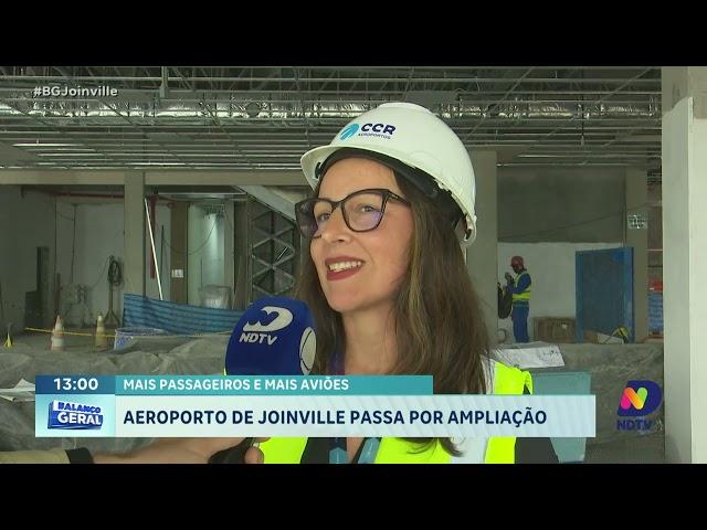 Mais passageiros e mais aviões: Aeroporto de Joinville passa por ampliação