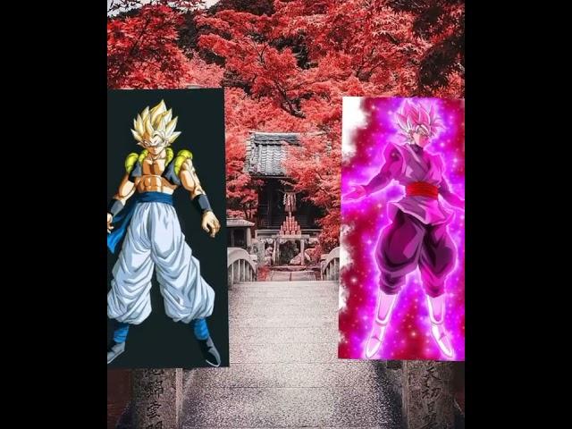 Gogeta vs black Goku
