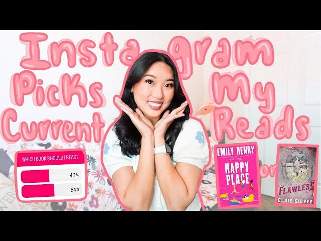 Instagram Picks My Reads For A Week! *spoiler free reading vlog*