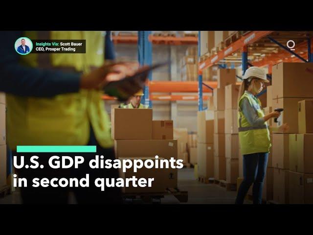 Inside the Numbers of U.S. GDP's Disappointing Second Quarter