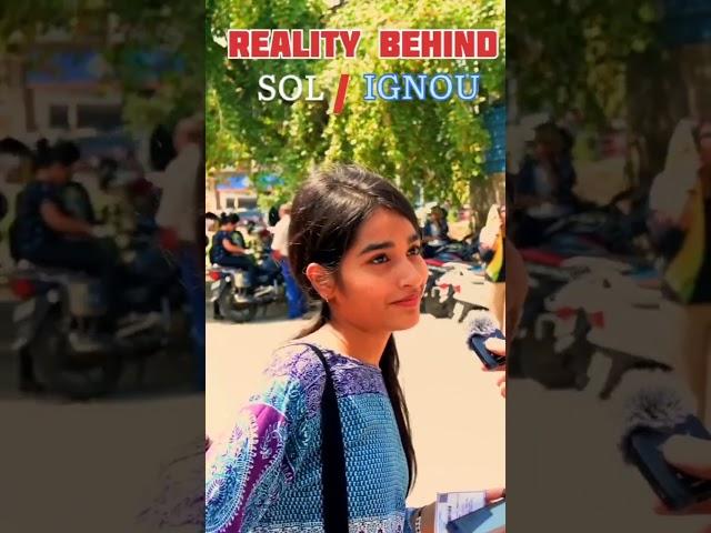 Reality Behind IGNOU/Sol...#ignou #open university #shorts
