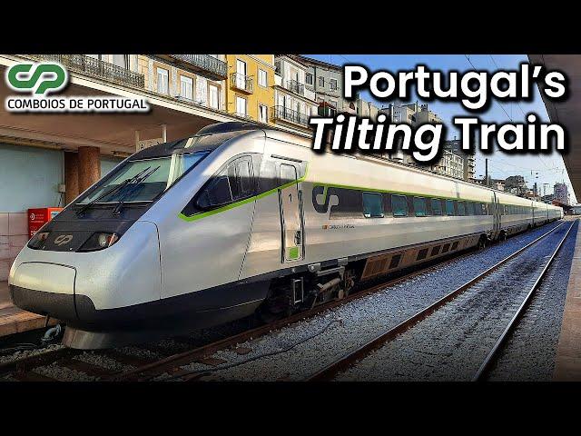 LISBON to PORTO on Portugal's Premier Train! - CP Alfa Pendular First Class Review