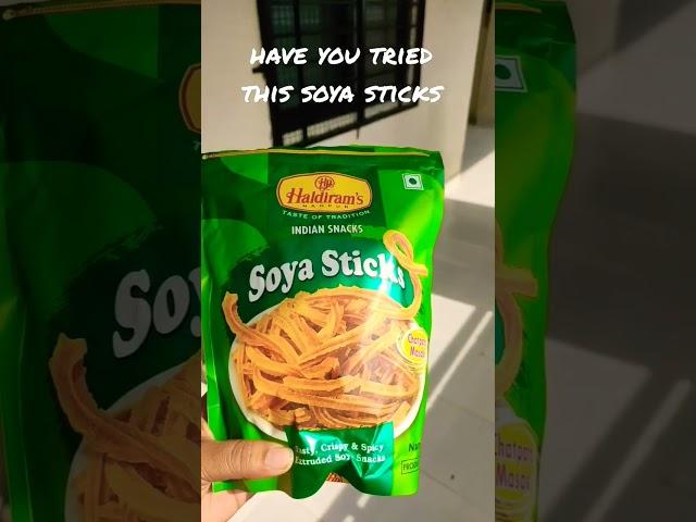 Have to ever tried this soya sticks #shortsvideo #haldiramnamkeen #alltimefavorites