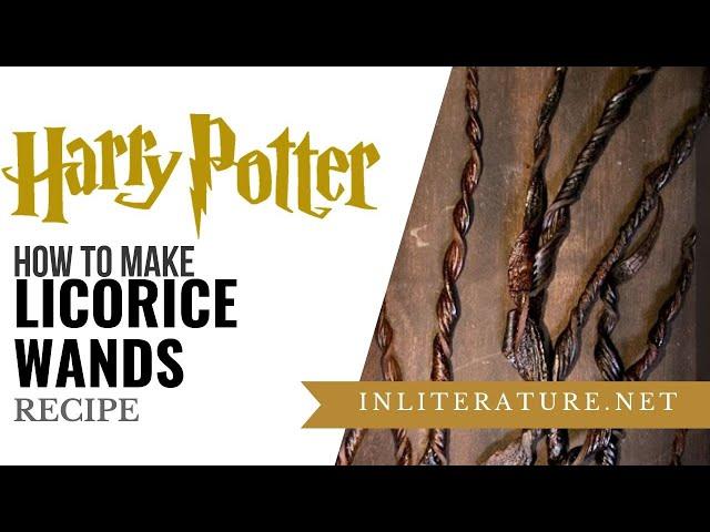 1 ingredient Licorice Wands | Harry Potter | Food in Literature