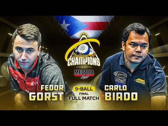 GORST vs BIADO - 9-BALL FINAL Challenge of Champions by Medalla Light