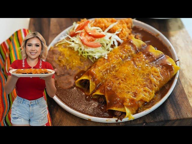 Mouthwatering Tex-Mex Shredded Beef Enchiladas Made EASY!