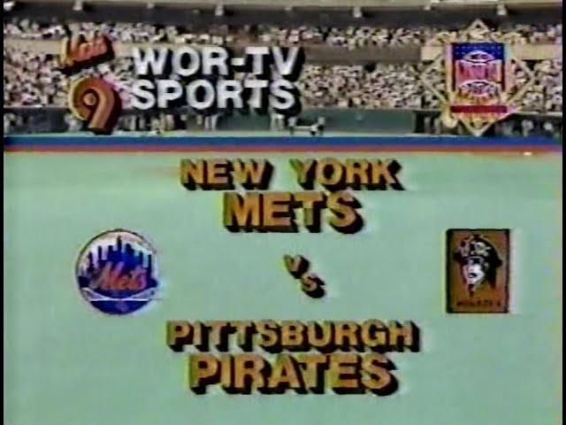 Mets vs Pirates (6-8-1986)