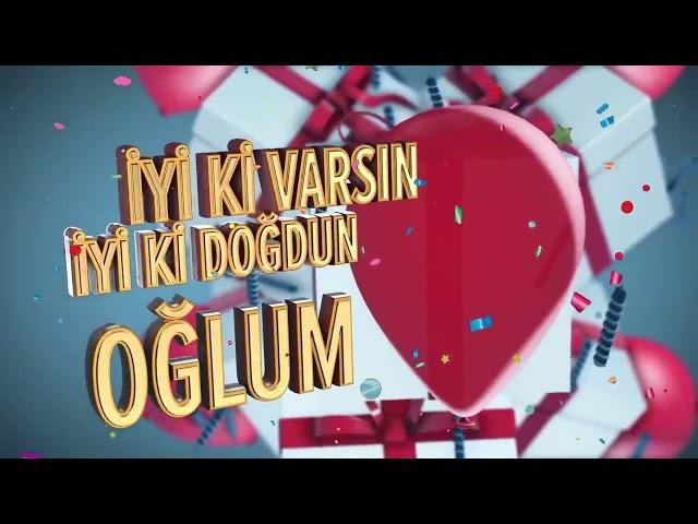 İyi ki doğdun OĞLUM   İsme Özel Doğum Günü Şarkısı