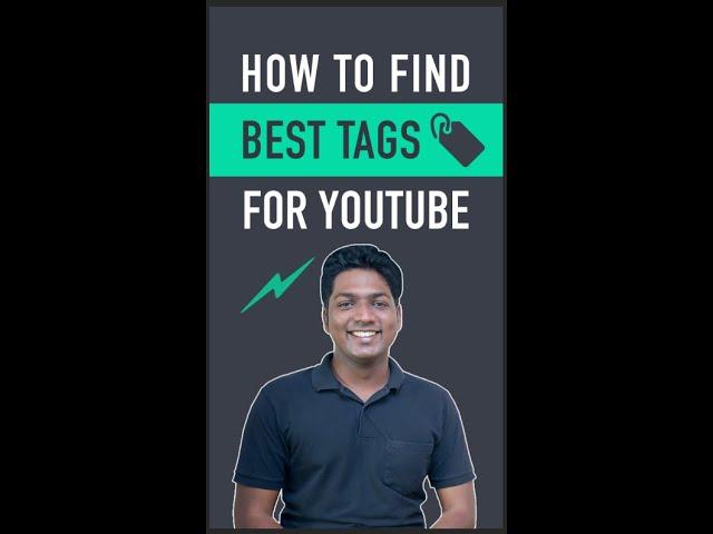 How to Find Best Tags for YouTube Videos #shorts