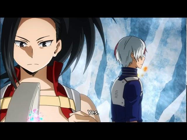 My Hero Academia - Todoroki is a Gentleman/Embarrassed Around Momo