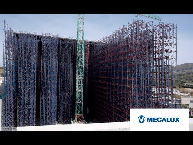 How to build an automated clad-rack warehouse? Timelapse - Interlake Mecalux