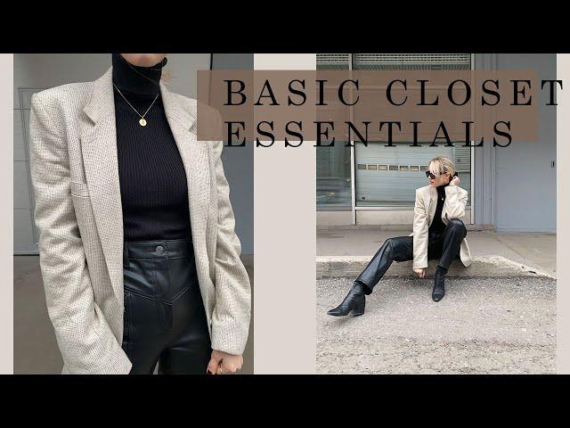 Basic Closet Essentials-  Scandinavian Style Winter 2021 | SandraEmilia