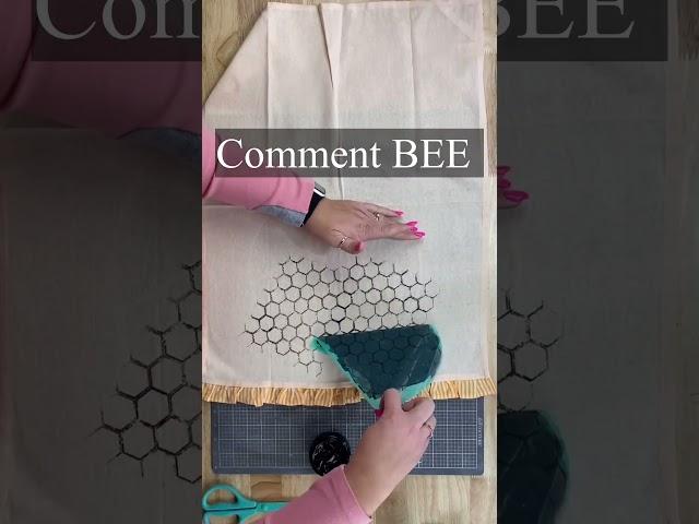 Beehive Dish Towel DIY