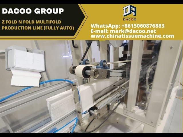 Fully Auto N Fold  Z Fold Multifold Hand Towel Making Machine with Auto Transfer