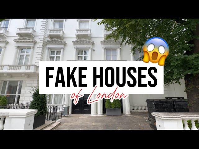 Did you know there are FAKE HOUSES in London?