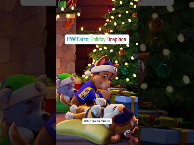 Happy Holidays From Your Favorite Pups! #PAWPatrol #HolidayFireplace