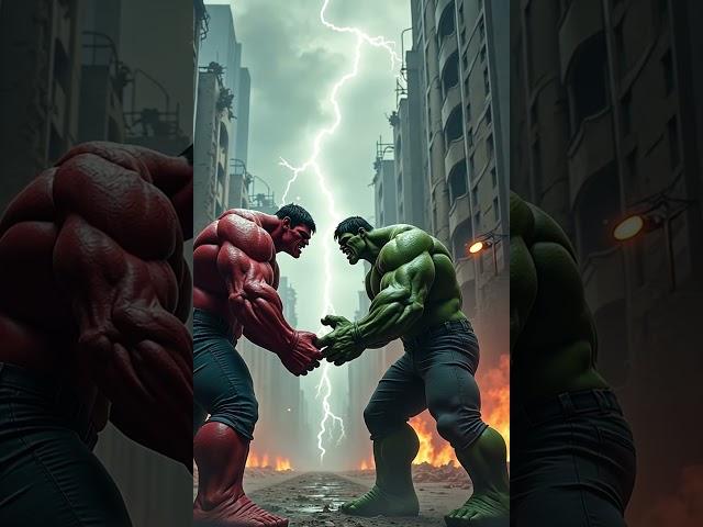 Red Hulk VS Green Hulk