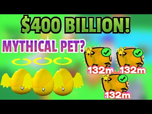 SPENDING 400 BILLION FANTASY COINS!! CAN WE GET A MYTHICAL PET!? Roblox Pet Simulator X