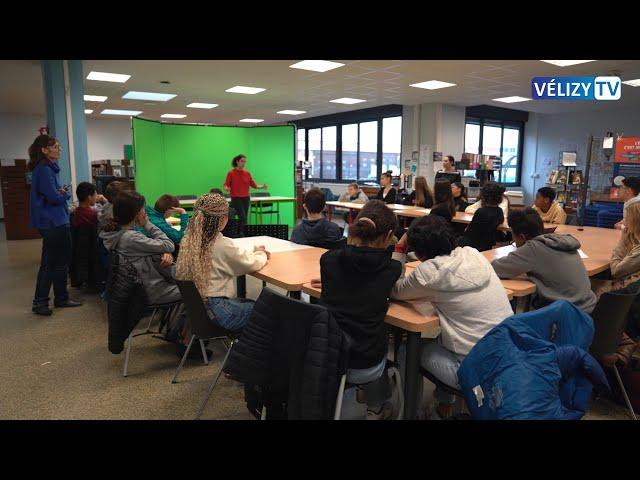 Vélizy TV à la rencontre de la classe médias du collège Saint-Exupéry