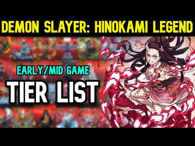 Demon Slayer Hinokami Legend - Tier List - Demon Slayer: Road To Dawn