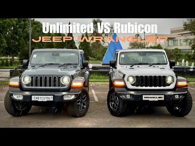 New Jeep Wrangler 2024  Base model Unlimited vs Rubicon Top Model  | Drive Experience |