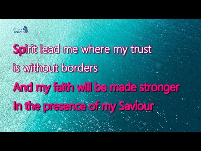 oceans ( Hillsong ) | Karaoke Version | Worship Heaven Fellowship |