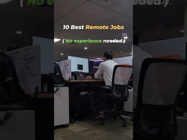 10 Remote Jobs with No Experience needed