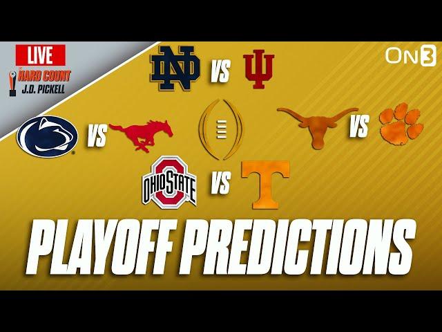 CFB Playoff Predictions | Tennessee vs Ohio St | Texas vs Clemson | Portal LATEST | ND vs IU