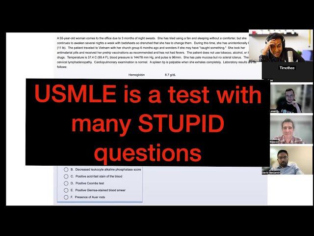 USMLE step 2 questions - How we fail medical students with bad questions