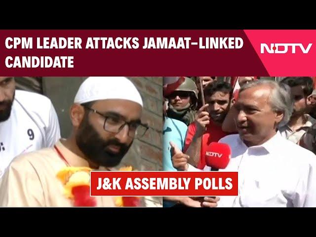 Jammu And Kashmir Elections | CPM's Mohammed Tarigami Attacks Jamaat-Linked Candidate In Kulgam