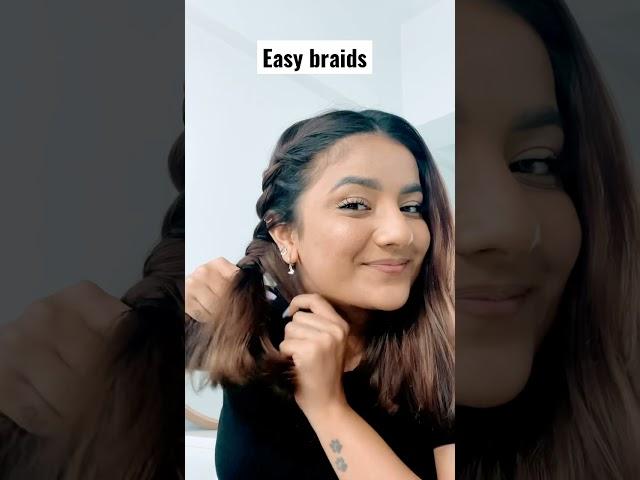 Easy braids tutorial #shorts