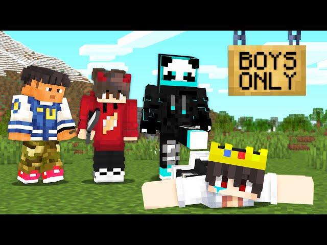 I Snuck Into a 'BOYS ONLY' Minecraft Server! @deadzilla