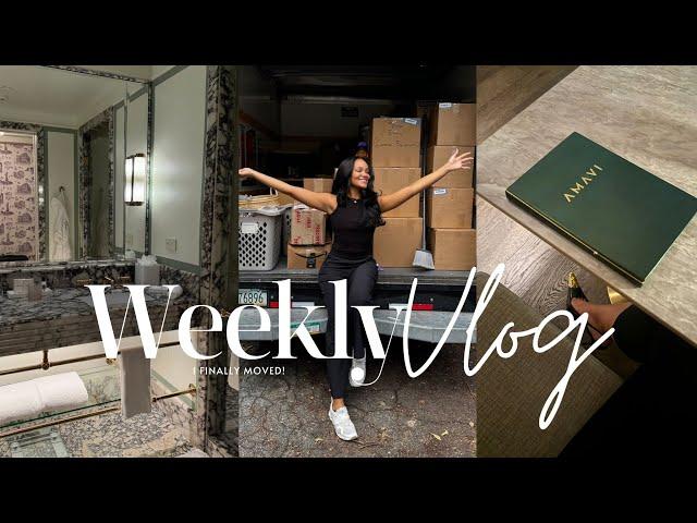 weekly vlog | i finally moved to nyc + new apartment + where ive been  & more | allyiahsface vlog