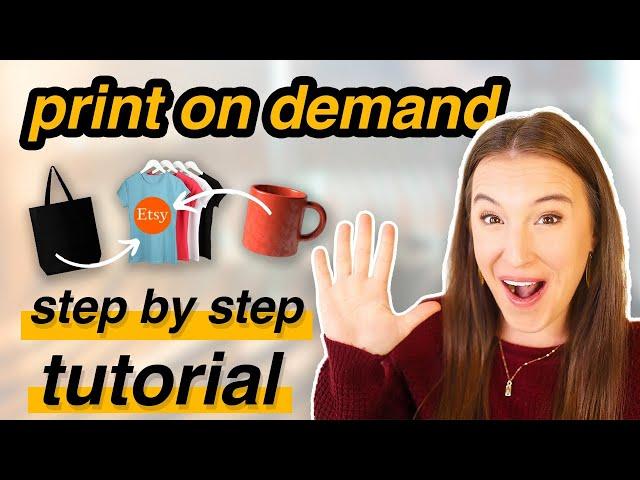 START YOUR PRINT ON DEMAND BUSINESS in 5 easy steps  (Print on Demand tutorial for beginners)