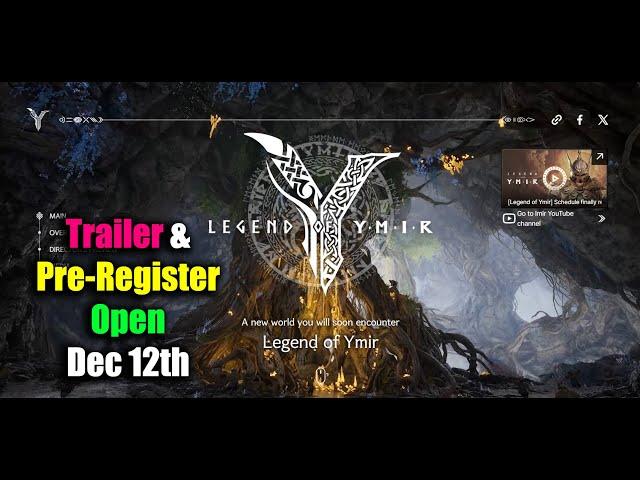 Legend of Ymir Trailer & Pre Register Open This Dec 12th