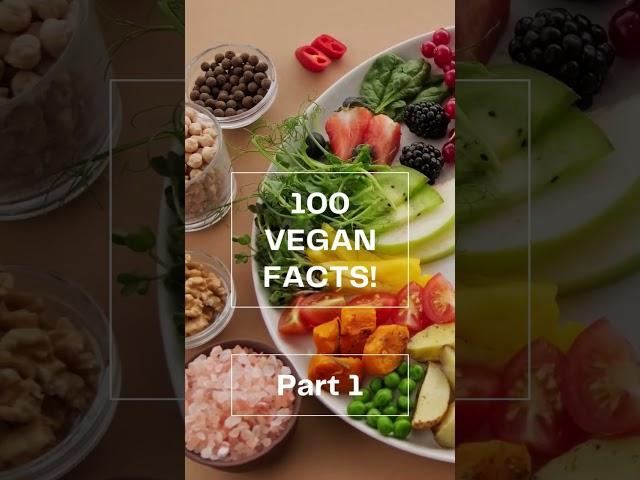 100 Vegan Facts #1 #FactOasis - Check the comments for Vegan Recipes!