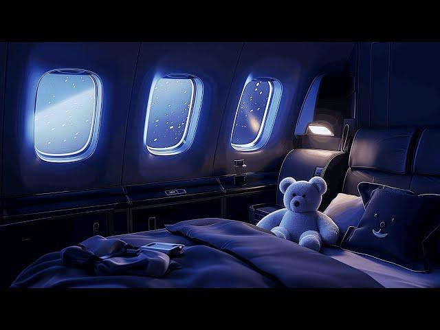 First Class Night Flight Ambience | Airplane Sound for Sleeping | 10 hours Jet Engine White Noise