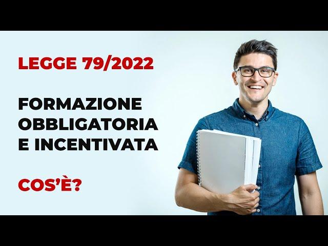 Formazione obbligatoria e incentivata: che cos'è e come funziona? VIDEO GUIDA