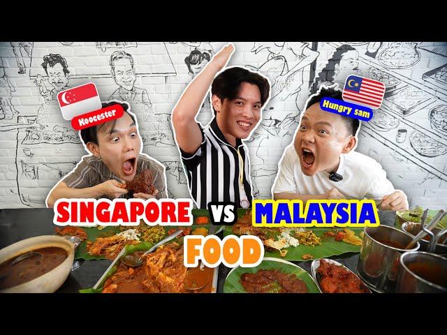 Malaysia VS Singapore FOOD! Which country WON?