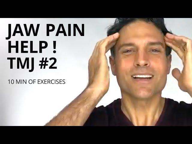 TMJ Exercises #2 --- Jaw Pain Help. ---  Teeth Grinding