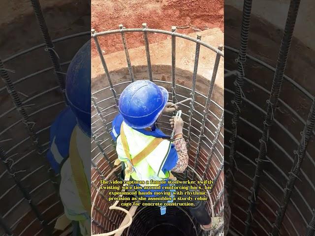 Iron Lady: Watch This Steel Sorceress Weave Magic With Rebar!