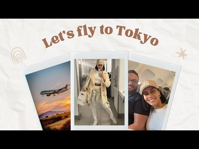 First time in Tokyo | Flight with us | What we ate - Long Flight, Skincare & Sushi