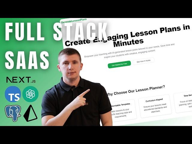 Build a Lesson Plan Generator with Next.js, ShadCN, TypeScript, Prisma, Postgres, Stripe(2024)